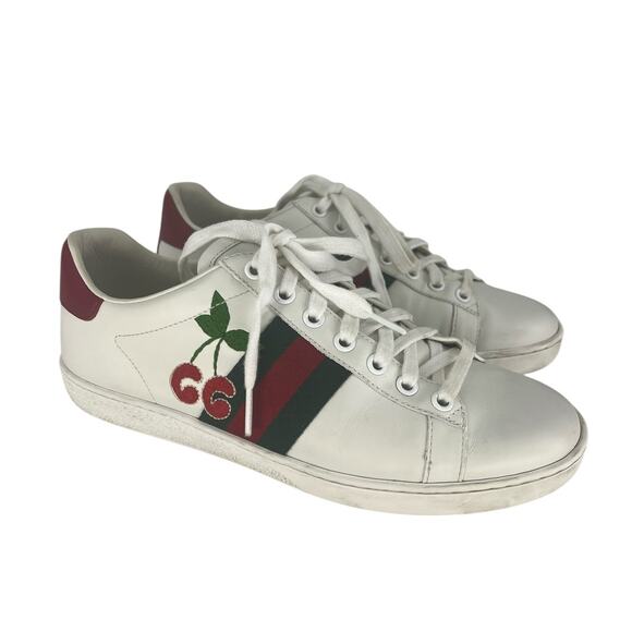 Gucci Ace Cherry Low Top Sneakers - Picture 8 of 16